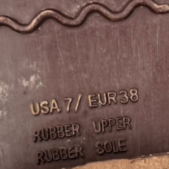 Rain Bops By Beehive Funky Colors Pointed Toe Cowboy Rain Boots Size EU 38/US 7 - Picture 9 of 9